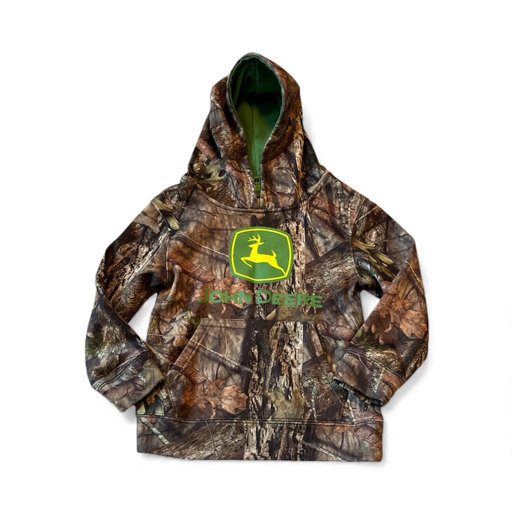 John Deere Kids Woodland Camo Hoodie